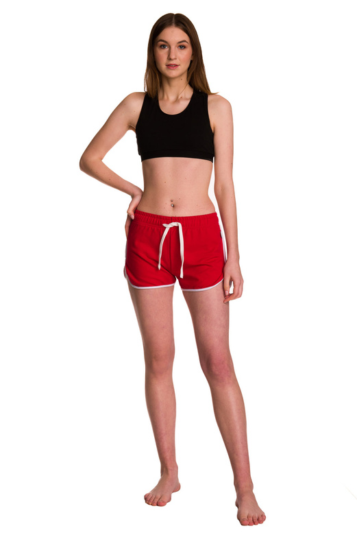 Dámský bavlněný sportovní top - černý