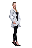 Dámský a dětský melanžový šedý svetr