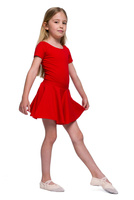 Rozšířená kruhová sukně - červená