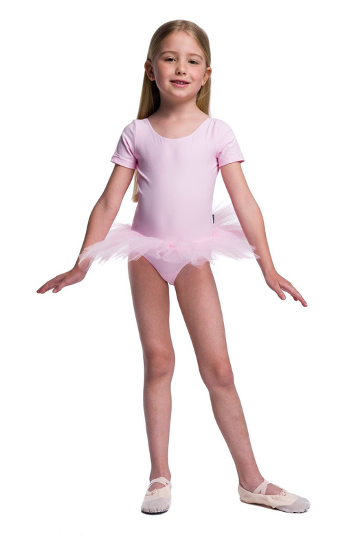 TUTU body s krátkým rukávem - růžové