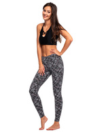 Dámské sportovní legíny se vzorem šedé COTS šedé