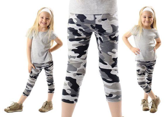 Dětské legíny 3/4 legíny moro grey
