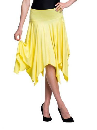 Tréninková sukně QUADRATES - lemon