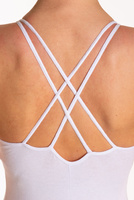 Gymnastické body bez ramínek B103C bílé