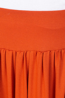 MAXI viskózová sukně - rezavá