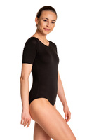 Gymnastické tréninkové body s krátkým rukávem B100K černé