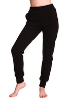 Dámské tepláky s okrajem černé