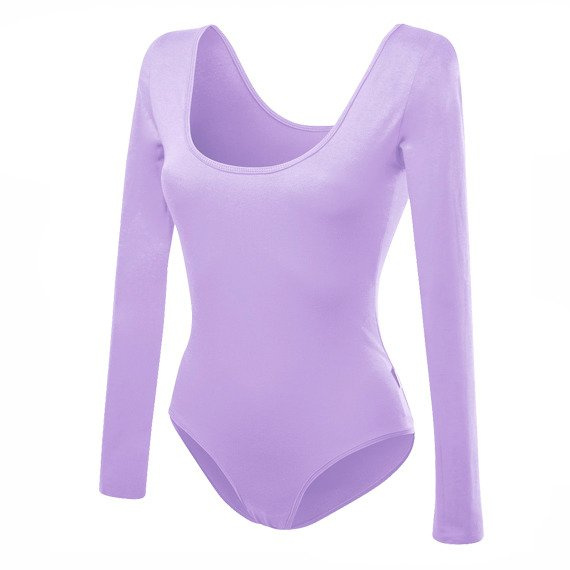 Dámské zeštíhlující body s dlouhým rukávem heather