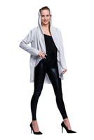 Dámský a dětský melanžový šedý svetr