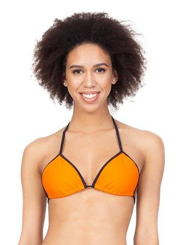 Horní díl plavek BIKINI - RENNWEAR oranžová