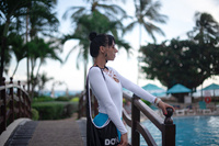 Dámské body s dlouhým rukávem, bílé s krajkou