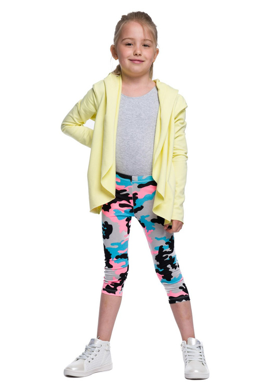 Dámský a dětský kardigan lemon