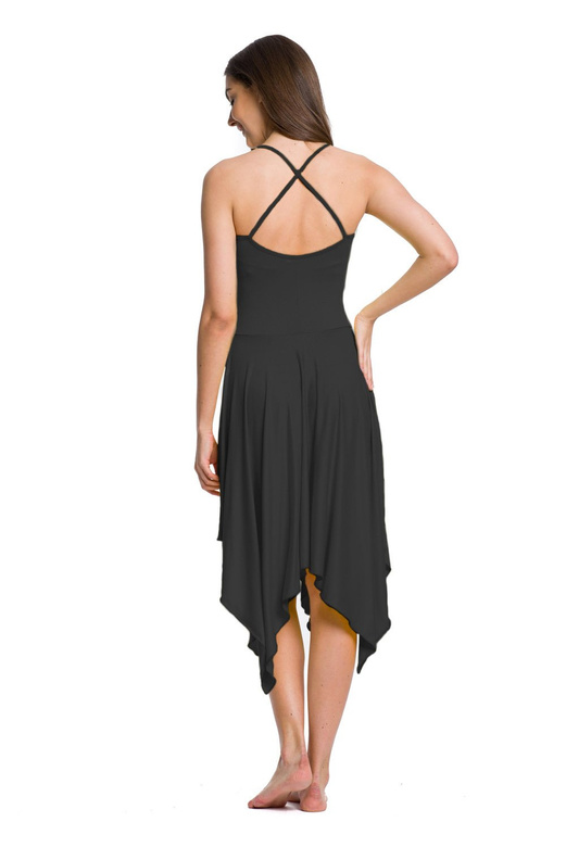 Čtvercové šaty - černé