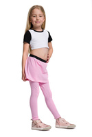 Dlouhé legíny se sukní růžové