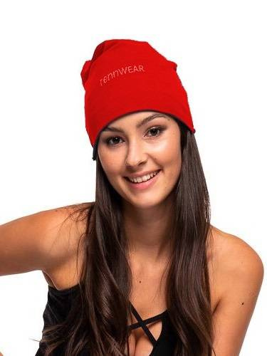 Dámská pánská dětská mikina čepice rennWEAR-red