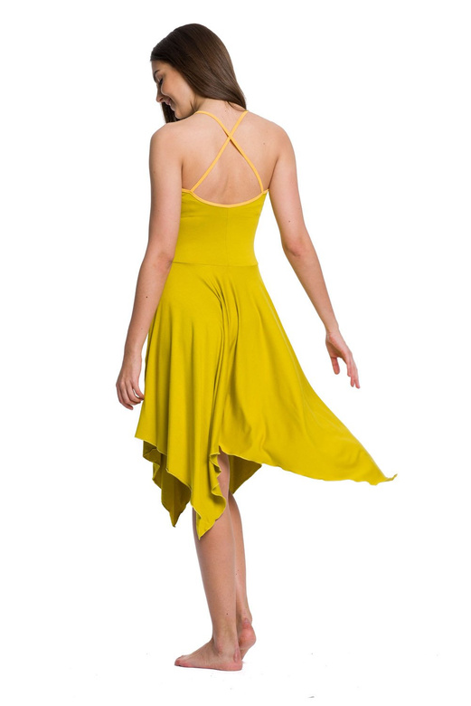 Čtvercové šaty - pistácie