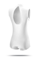 Dámské gymnastické body zpět pod límec GOLF bílé