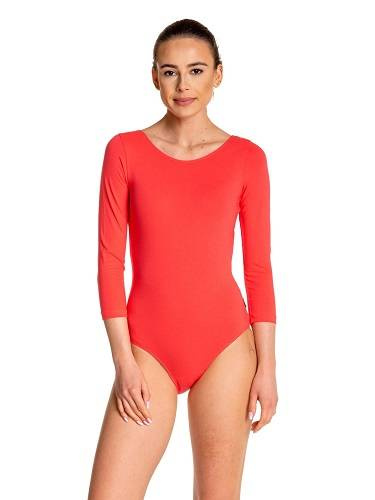 Gymnastické tréninkové body s 3/4 rukávy B10034 coral