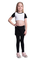 Dlouhé legíny se sukní černé