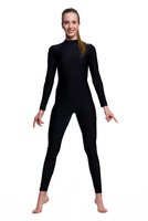 Trikot na zip v černé barvě