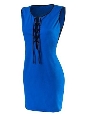 Dámské šaty VYPRÁVĚNÉ ve výstřihu bavlna chrpa