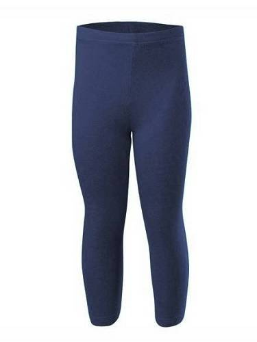 Dámské sportovní legíny pánské dětské bavlněné s 3/4 nohavicemi tmavě modré