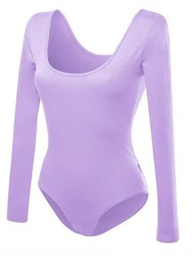 Dámské zeštíhlující body s dlouhým rukávem heather