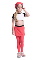 Dlouhé legíny se sukní coral