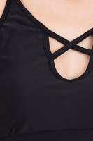 Dámský STRAPS Pole Dance Fitness TOP černý