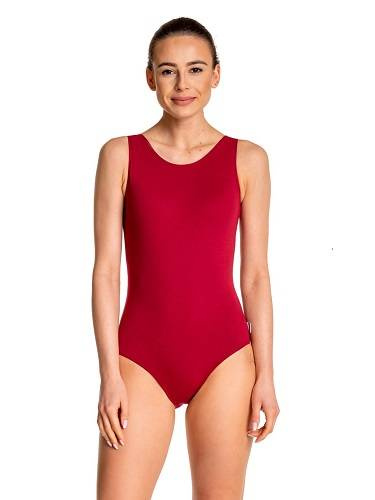 Gymnastické body bez rukávů B100B maroon