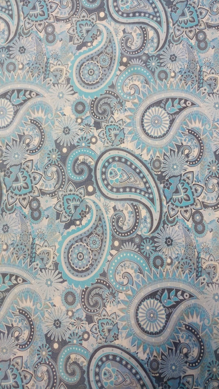 Dámské sportovní legíny se vzorem PAISLEY modré