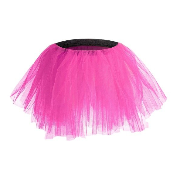 Vícevrstvá tylová sukně TUTU fuchsiová