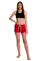 Dámský bavlněný sportovní top - černý