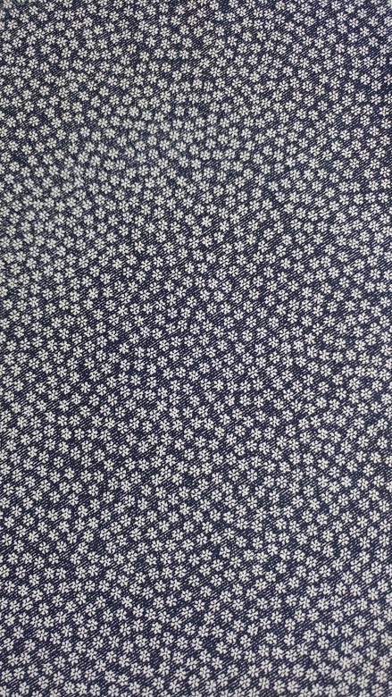 Dámské sportovní legíny dětské dlouhé v malých bílých květinách námořnická modrá