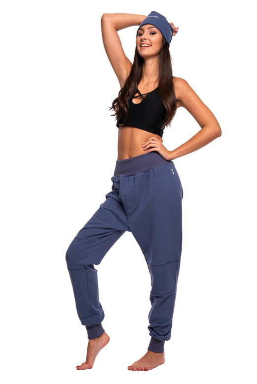 Dámská pánská dětská mikina čepice rennWEAR - denim
