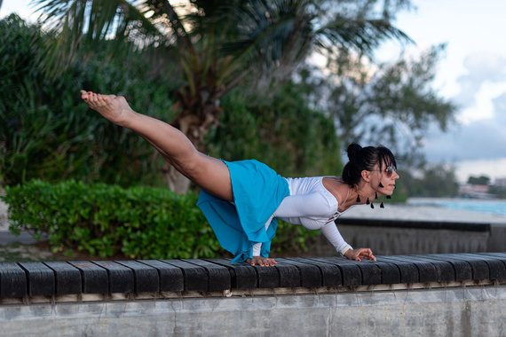 Rozšířená kruhová sukně - tyrkysová