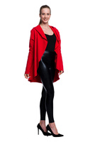 Dámský a dětský svetr červený