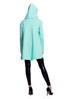 Dámský a dětský mátový svetr