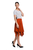 Gymnastické body s krátkým rukávem B100K melange-grey