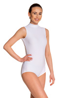 Dámské gymnastické body zpět pod límec GOLF bílé