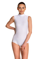 Dámské gymnastické body zpět pod límec GOLF bílé