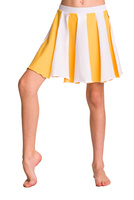 Dívčí sukně z bavlny ECO-LINE - bílo žlutá