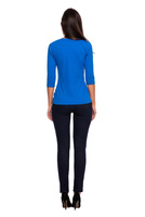 Halenka Košile s 3/4 rukávem a předním dílem WOW chrpová