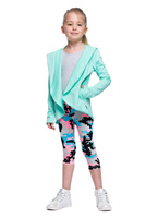 Dámský a dětský mátový svetr