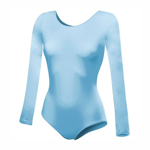 Gymnastické body s dlouhým rukávem B100D modré