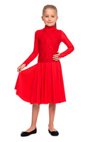 Taneční šaty FIRST STEP VIP červené