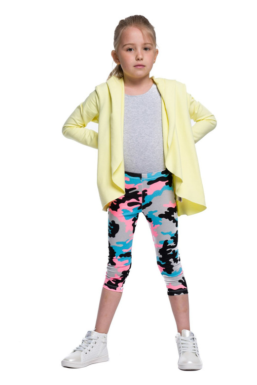 Dámský a dětský kardigan lemon