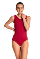 Gymnastické body bez rukávů B100B maroon