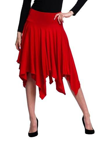 Tréninková sukně QUADRATS - červená