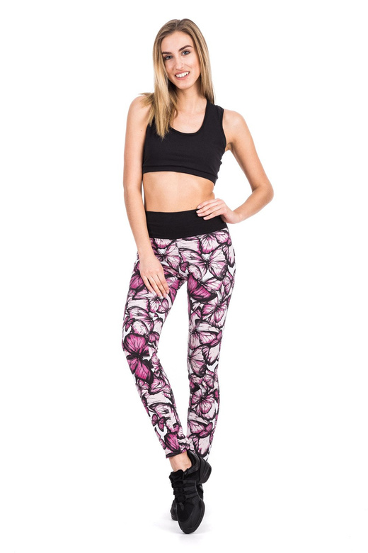 Dámské legíny s vysokým pasem MOTILES